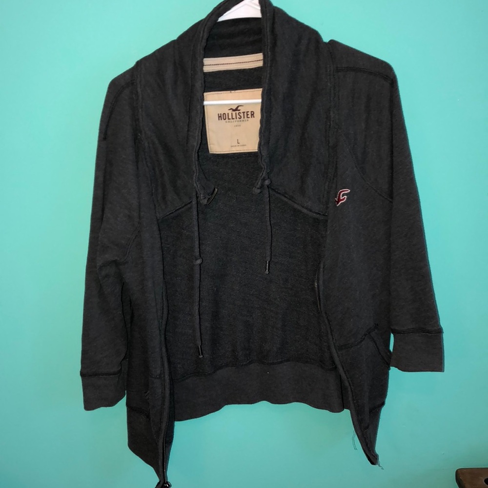 Hollister sweatshirt jacket